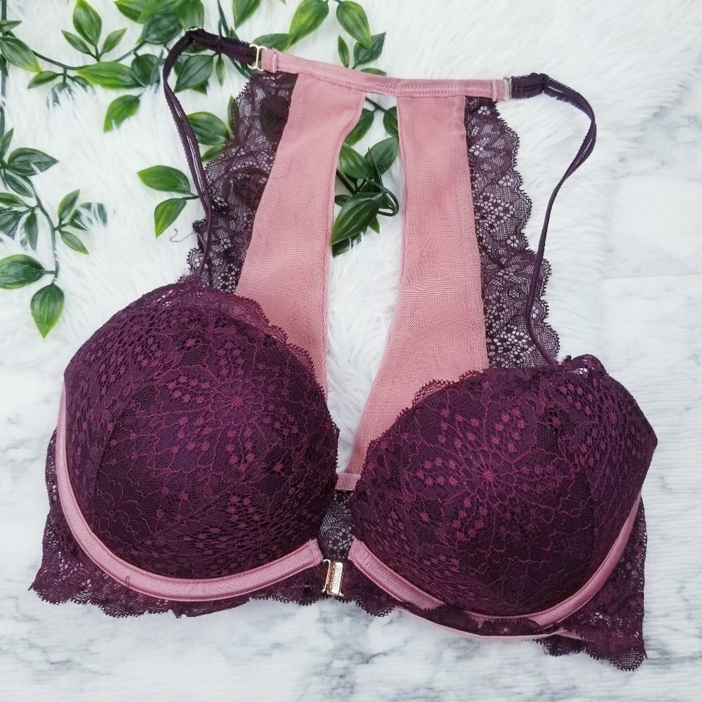 Pink Victoria's Secret Lace Bra